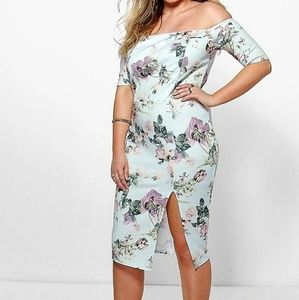 NWT plus size off the shoulder dress